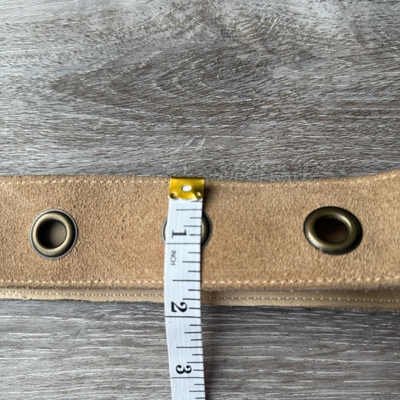 Laura Petite Tie Up Fringe Suede Leather Belt Boho Tie Up Belt Made in Canada - Picture 8 of 9